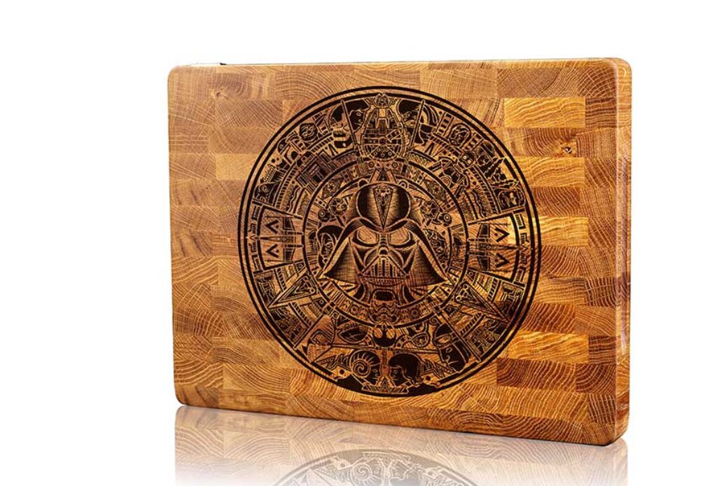 Aztec Star Warriors Inspired Cutting Board