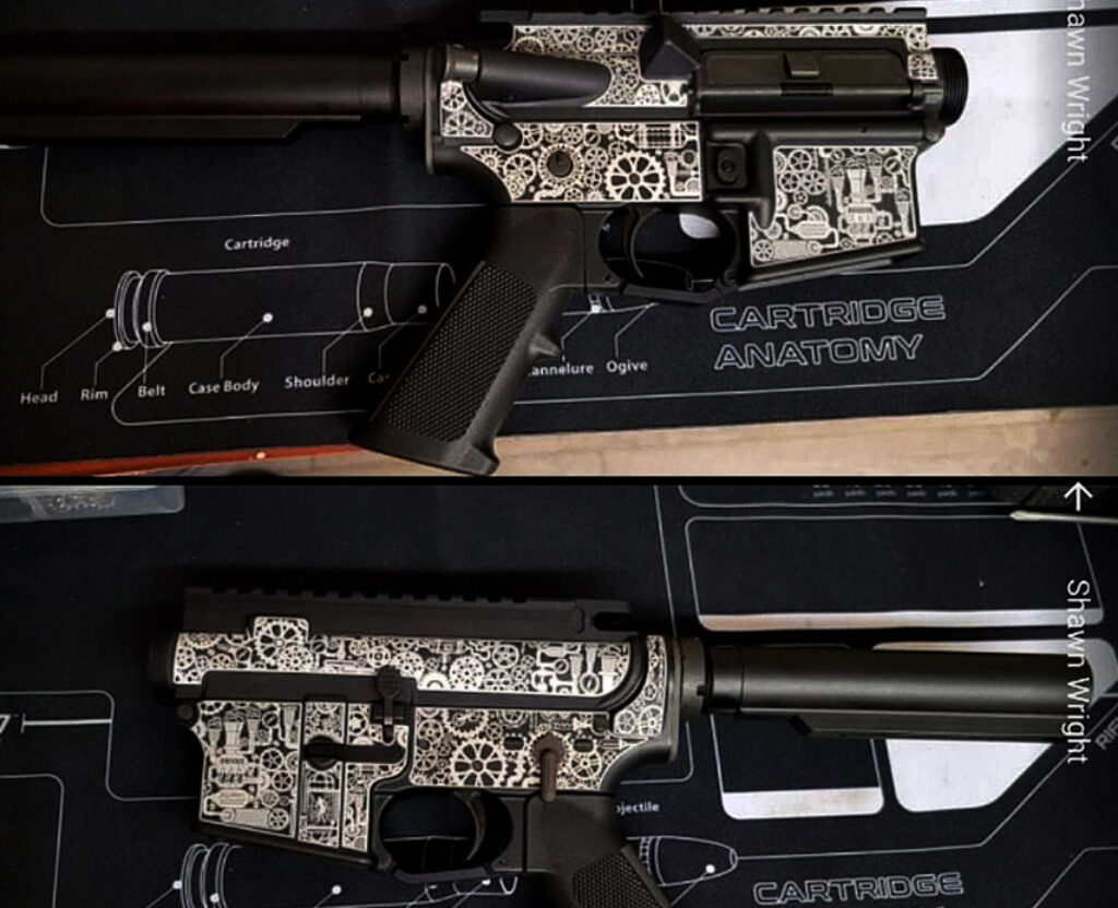 Steampunk AR15 Rifle Design