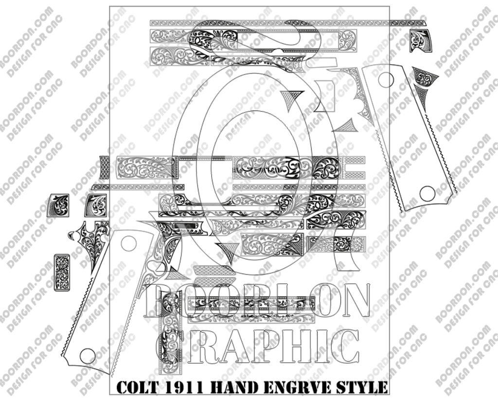 Engraved Elegance: Colt 1911 Edition