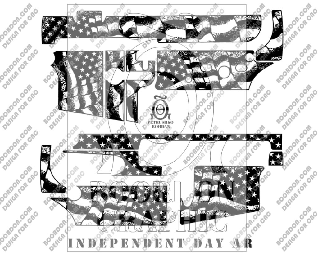 American Patriot AR15 Rifle Design