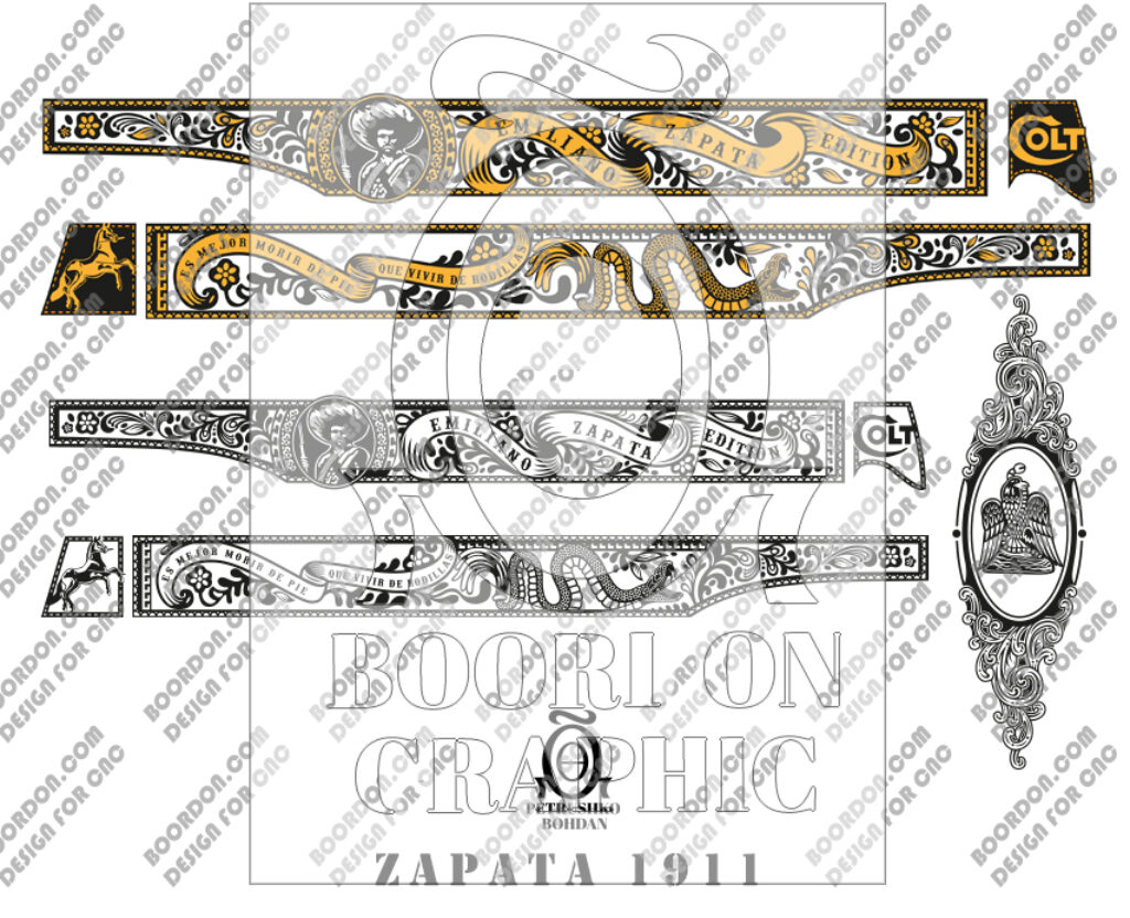Emiliano Zapata Tribute Colt 1911 Design