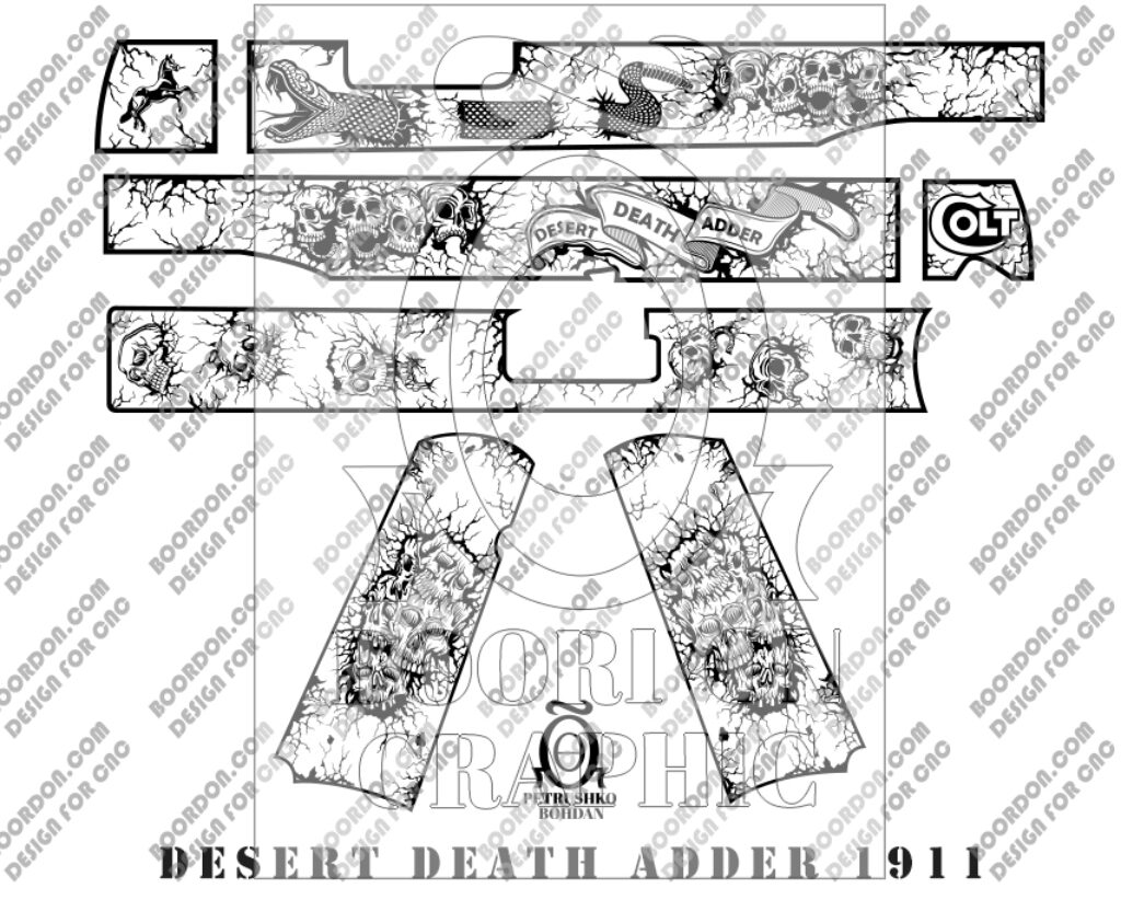 Desert Death Adder Colt 1911 Design