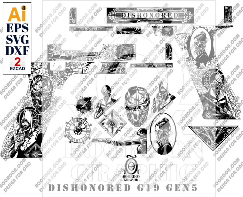 Glock 19 Gen5: Dishonored Edition
