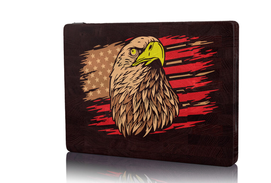 Patriotic Eagle Cutting Board